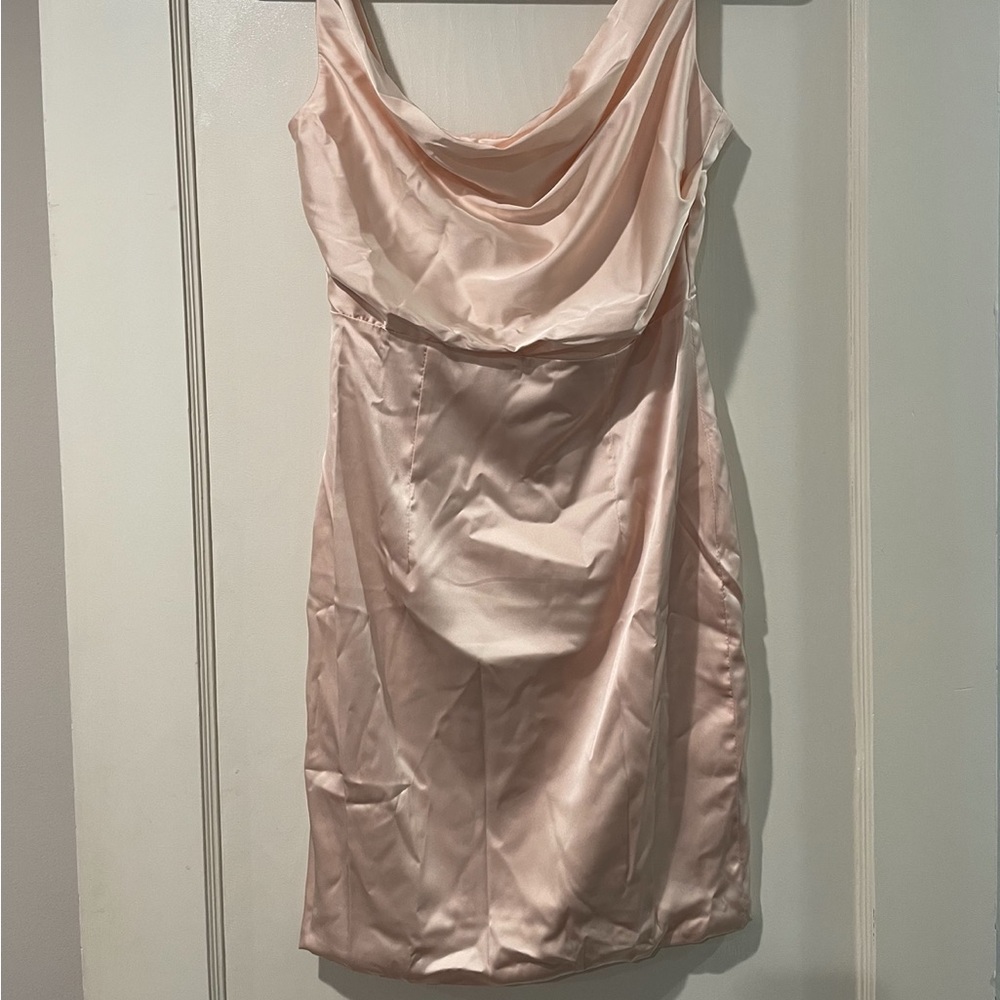 🚩SOLD🚩NWT Rosedress Pink Satin Mini Cocktail Dress